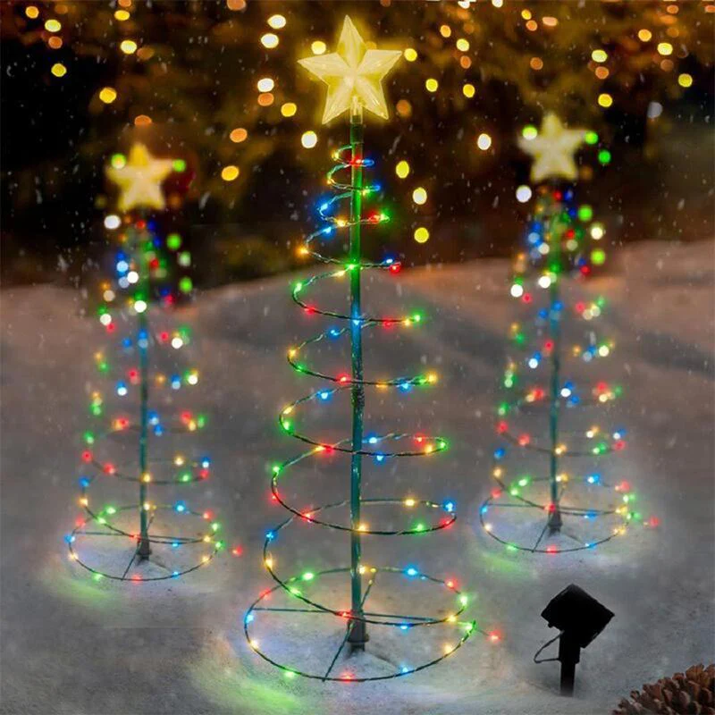 KERST VOORVERKOOP - Solar LED kerstboomdecoratie - Image 3