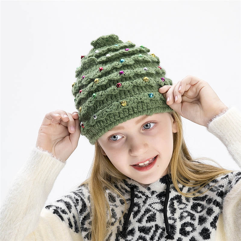 KerstWarmte - Kerstboom Winter Warme Gebreide Muts| 50% KORTING - Image 7