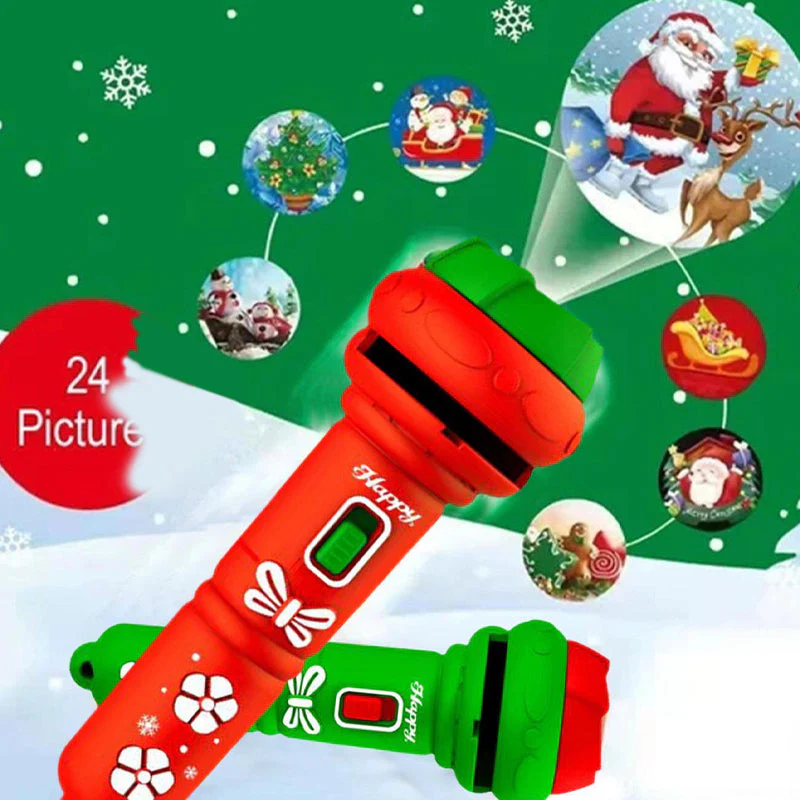 Kerstprojectie zaklamp speelgoed - Image 2