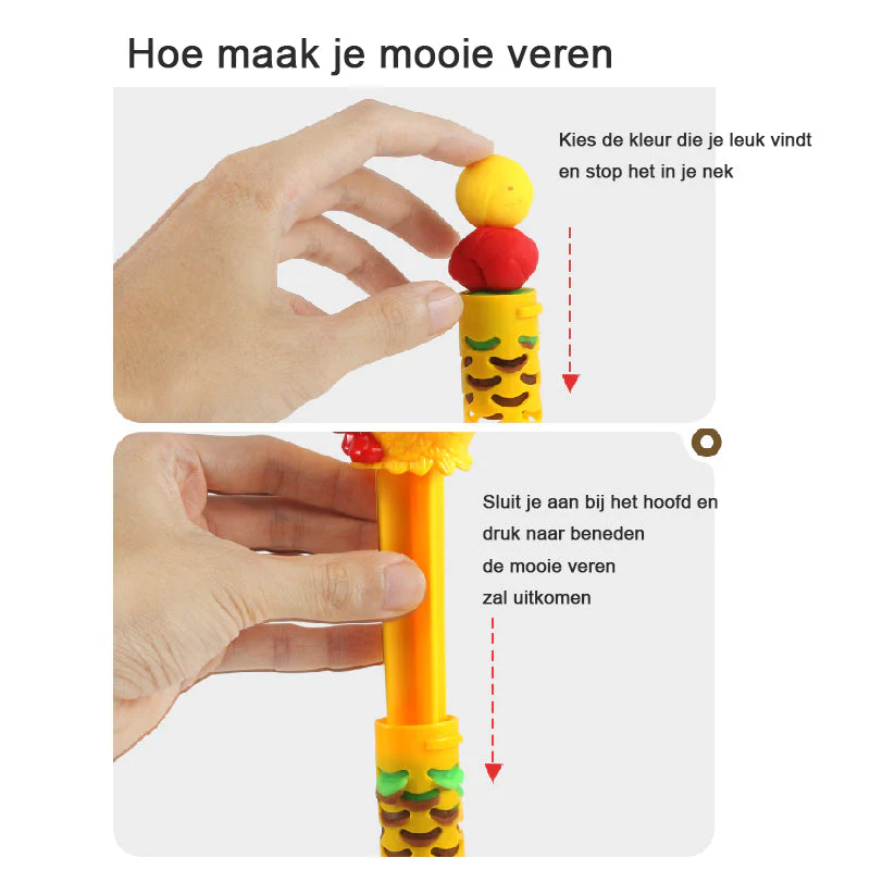 Kleuren Polymeer Klei Veer Leuk Kippenspeelgoed - Image 8