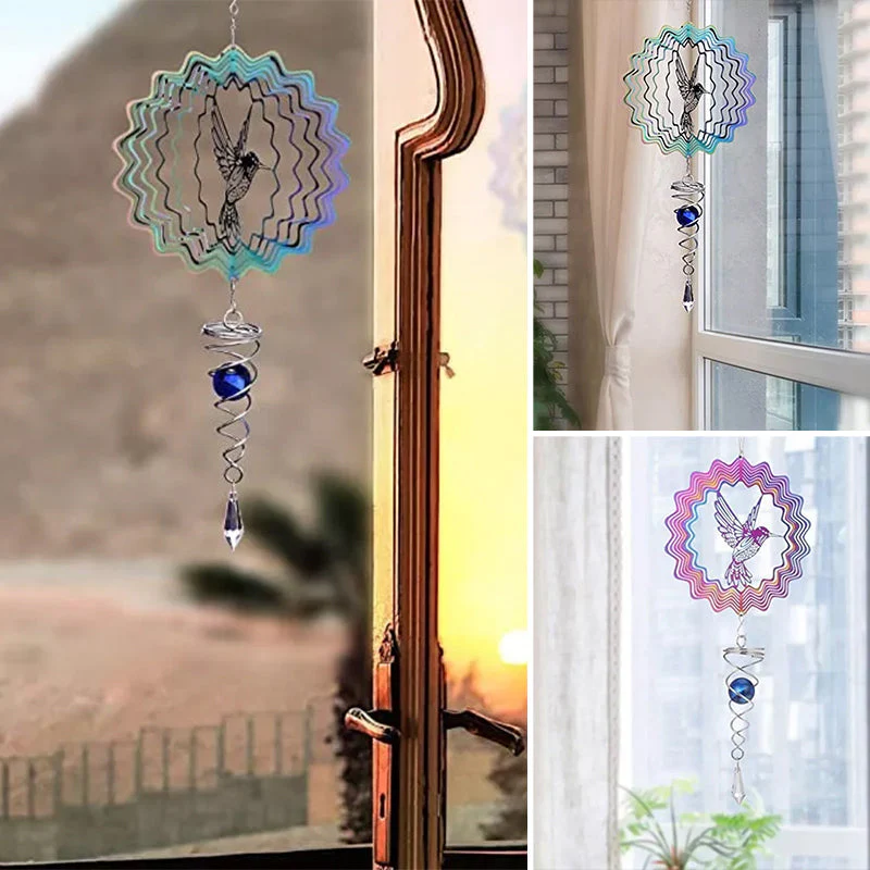 Kolibrie hangende windspinner - Image 10