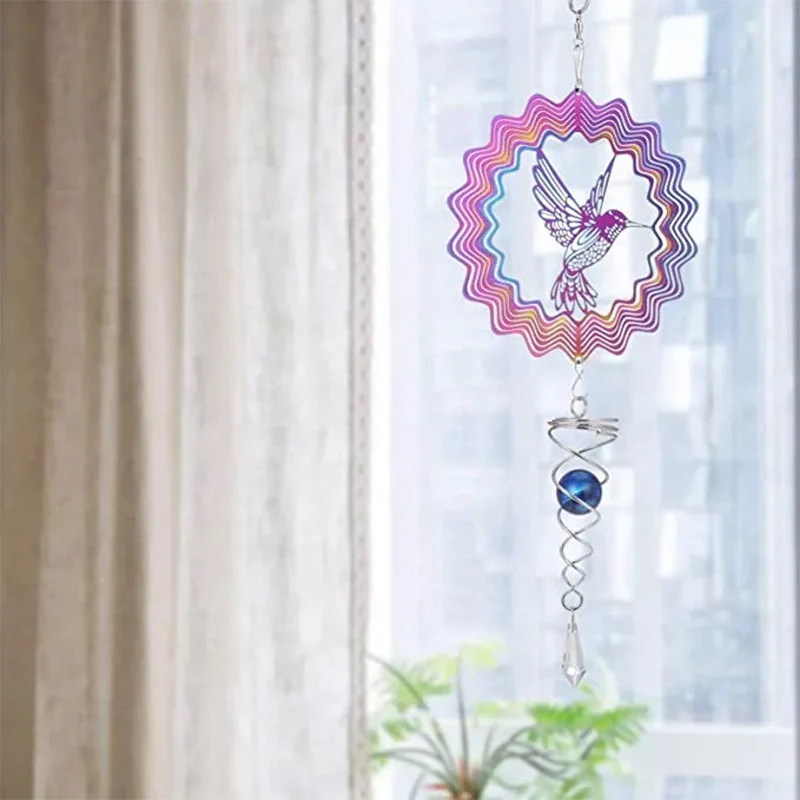 Kolibrie hangende windspinner - Image 5