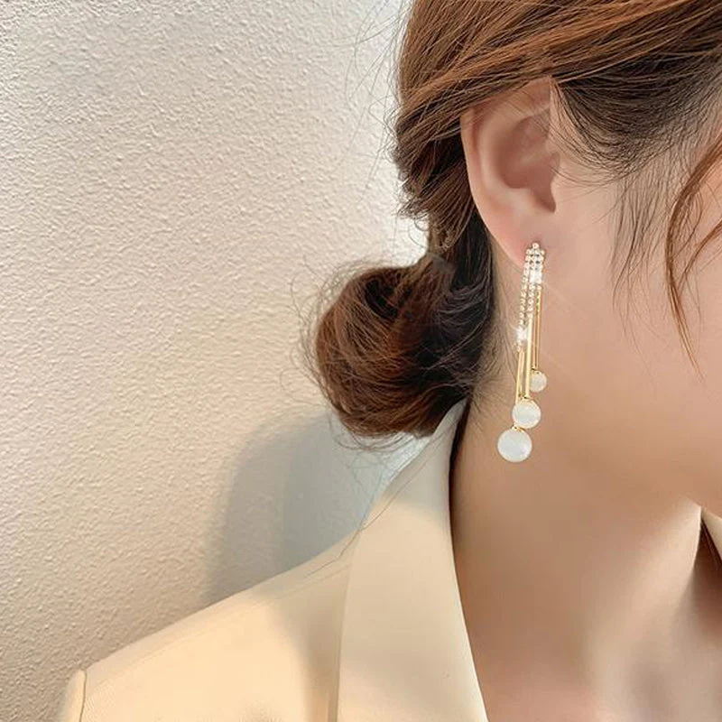 Kwastje elegante piercing oorbellen - Image 3