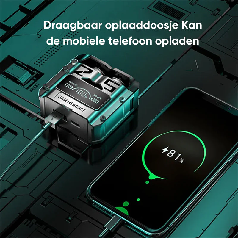 Latentie Draadloze in-ear Bluetooth-oortelefoon🎧 - Image 9