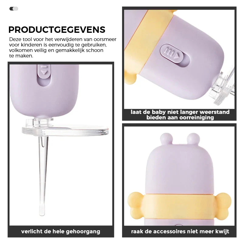 LED Cartoon Baby Oorreiniger Tool - Image 10
