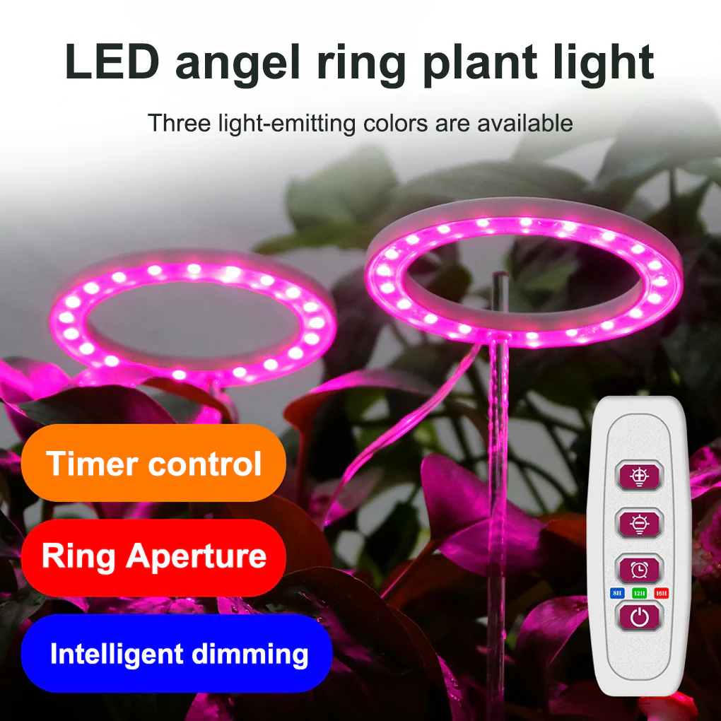 LED Cirkel Groei Lamp - met USB aansluiting - Image 4