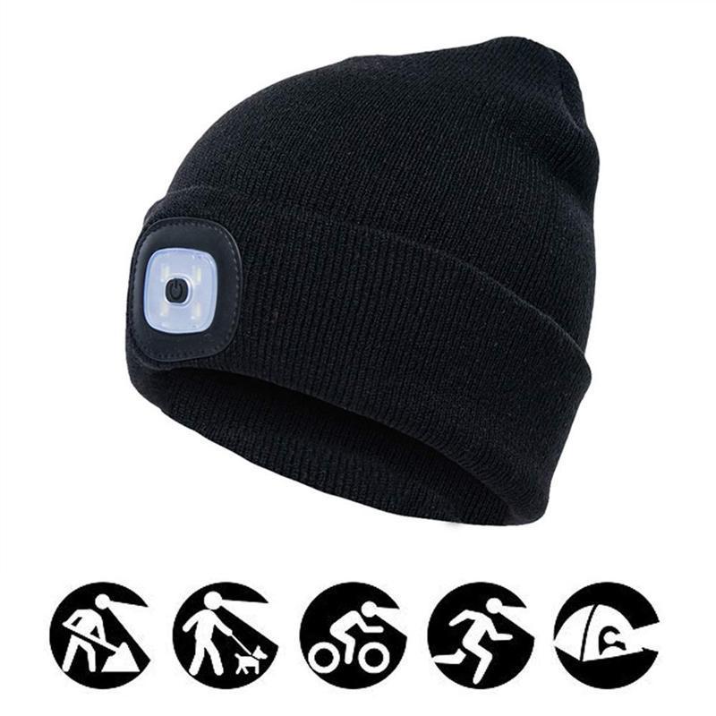 LED Gebreide Winter Beanie Muts - Image 3