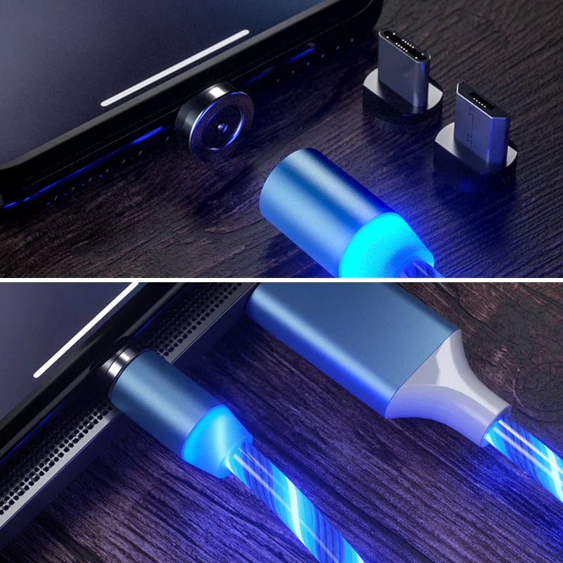 LED Magnetische 3 in 1 USB-oplaadkabel - Image 3