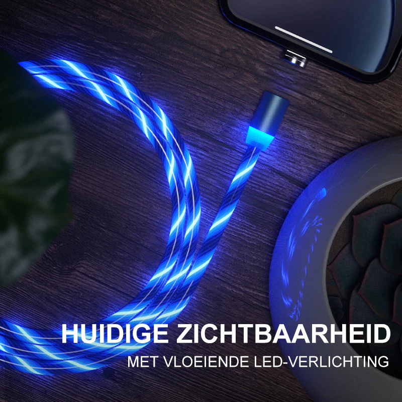LED Magnetische 3 in 1 USB-oplaadkabel - Image 8