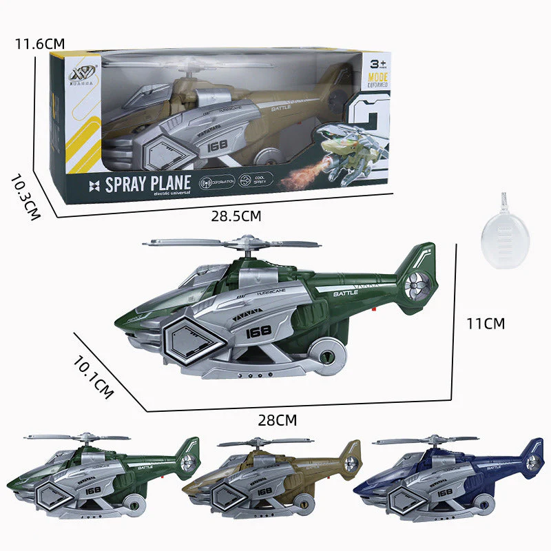 LED Transforming Dinosaur Helicopter Toy - Image 13