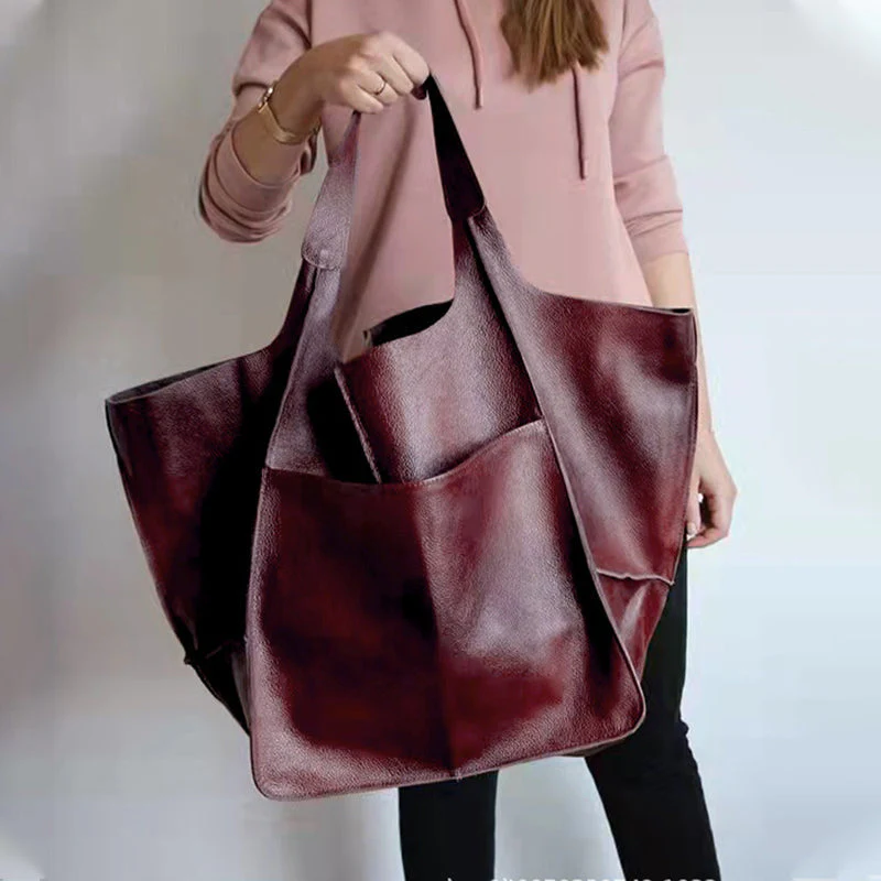 Leren handtassen met grote capaciteit voor dames - Image 16