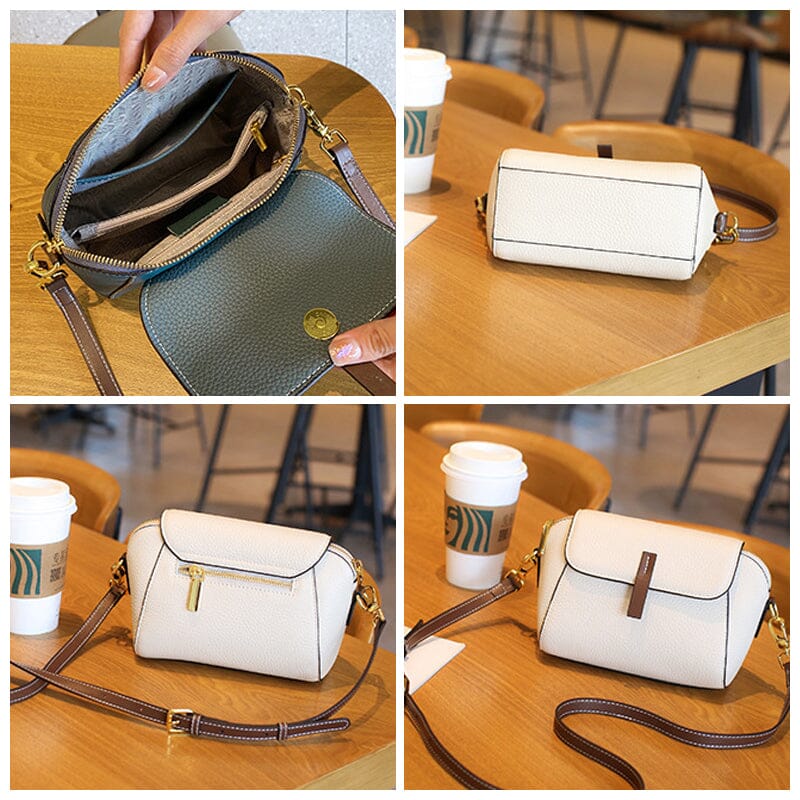Lichte luxe zachte lederen schuine tas - Image 7