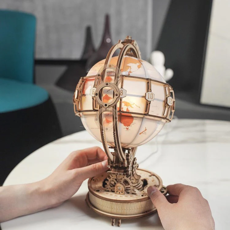 LumiGlobe - Lichtgevende 3D wereldbol puzzel lamp | 50% KORTING - Image 5