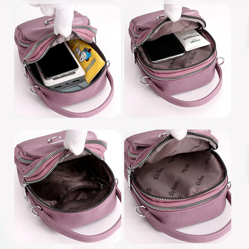 Lichtgewicht waterdichte crossbodytas met meerdere zakken - Image 5
