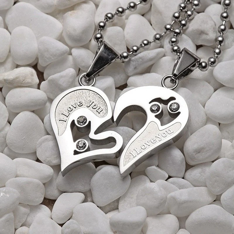 Liefde puzzel paar kettingen - Image 3