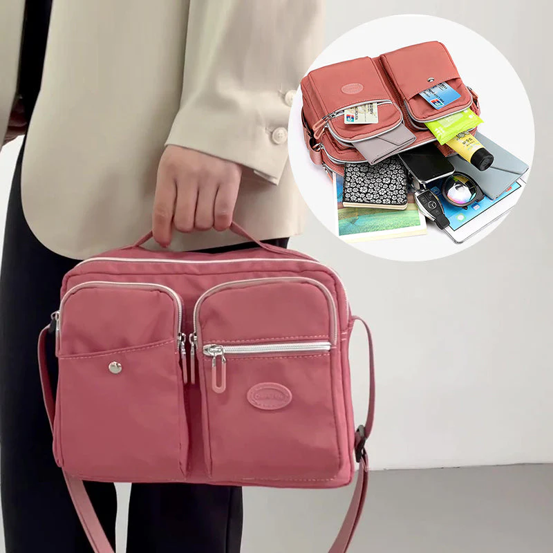 Lightweight Multi Pocket Messenger Bag - Image 10