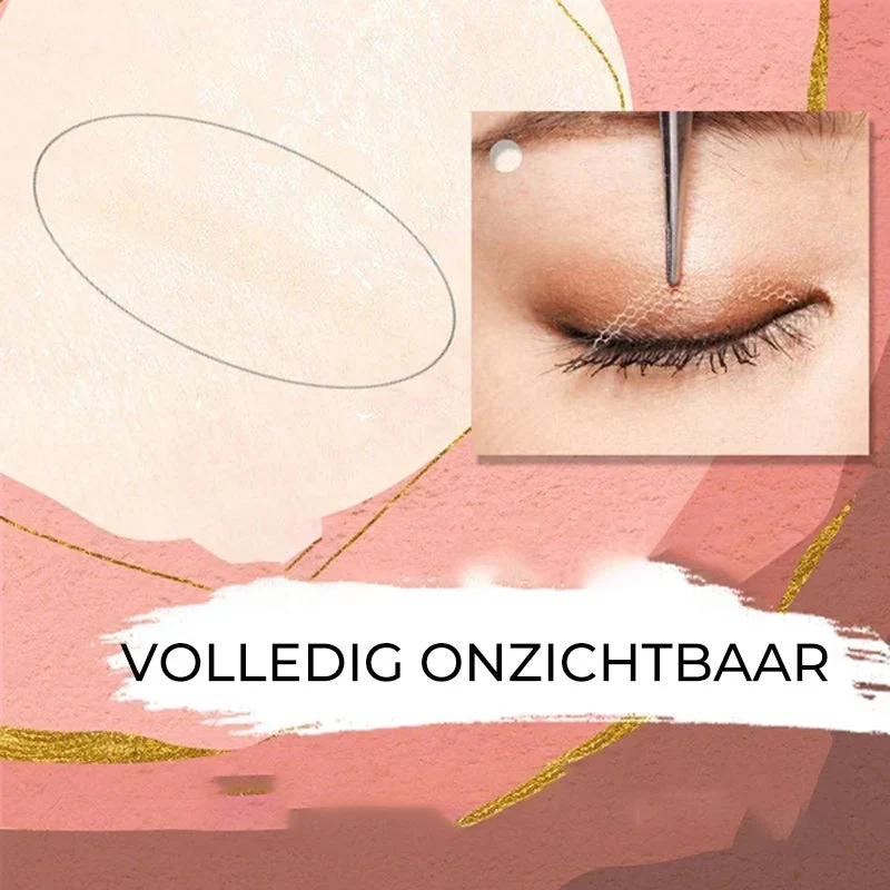 Lijmvrije onzichtbare dubbele ooglidsticker Sticker - Image 10