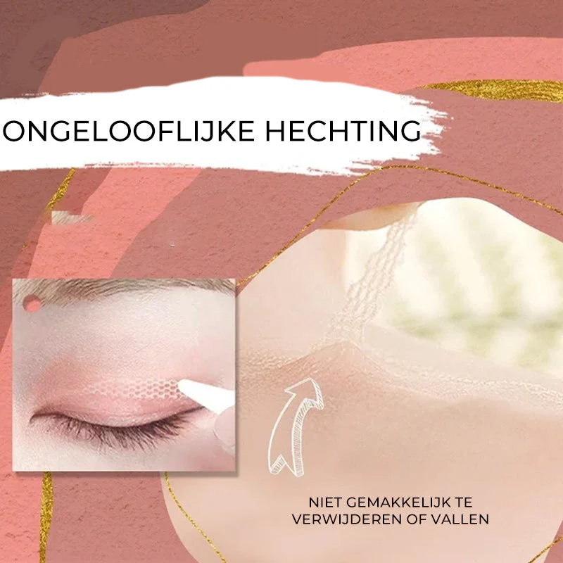 Lijmvrije onzichtbare dubbele ooglidsticker Sticker - Image 9