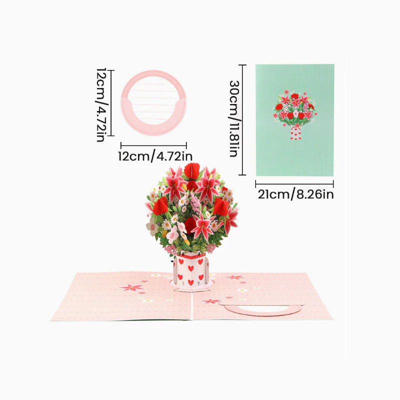 LoveBlossom – 3D Bloemenkaart Liefde | 1+1 GRATIS - Image 6