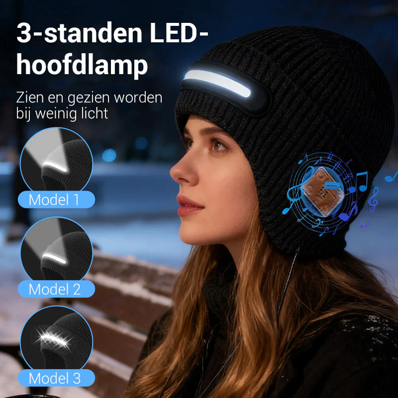 Luca – Bluetooth Muts met LED-licht en Geluid - Image 3