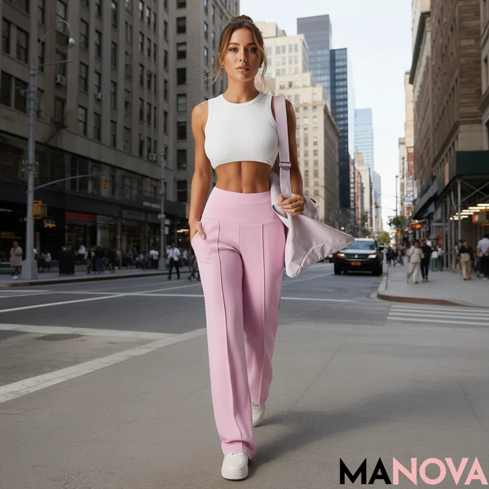 Lucia – High-waist wide-leg-broek | 2+1 GRATIS