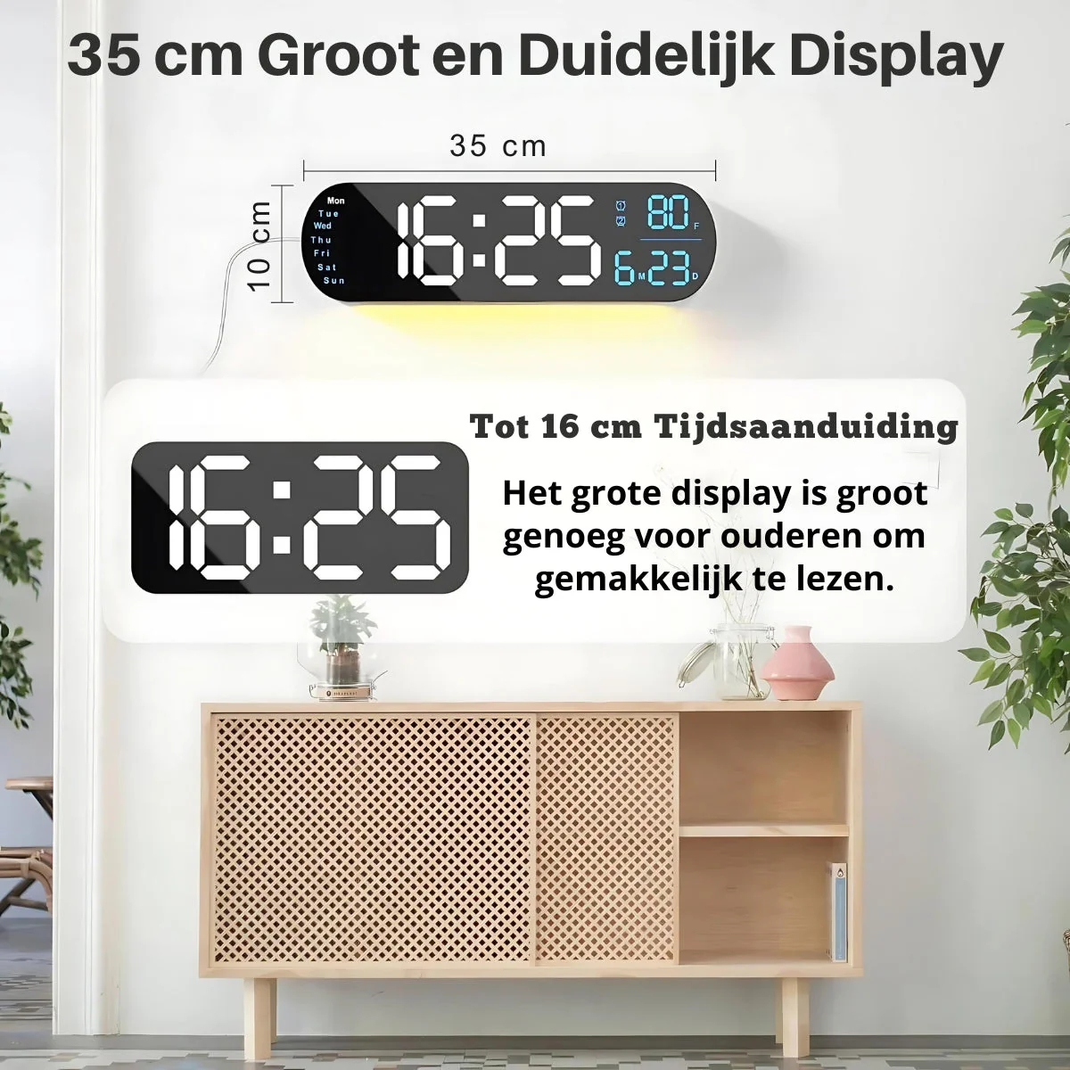 LumiTime - Digitale Wandklok | 50% KORTING - Image 3