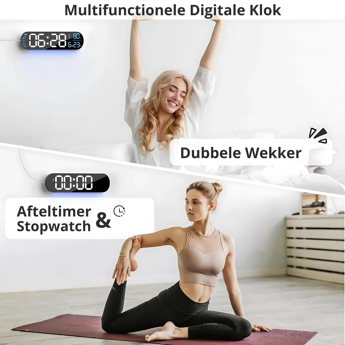 LumiTime - Digitale Wandklok | 50% KORTING - Image 5