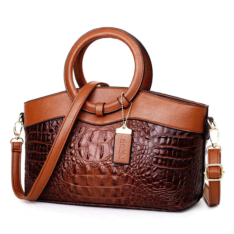 LuxeCroco  - Luxe handtas met krokodillenpatroon | 50% KORTING - Image 11