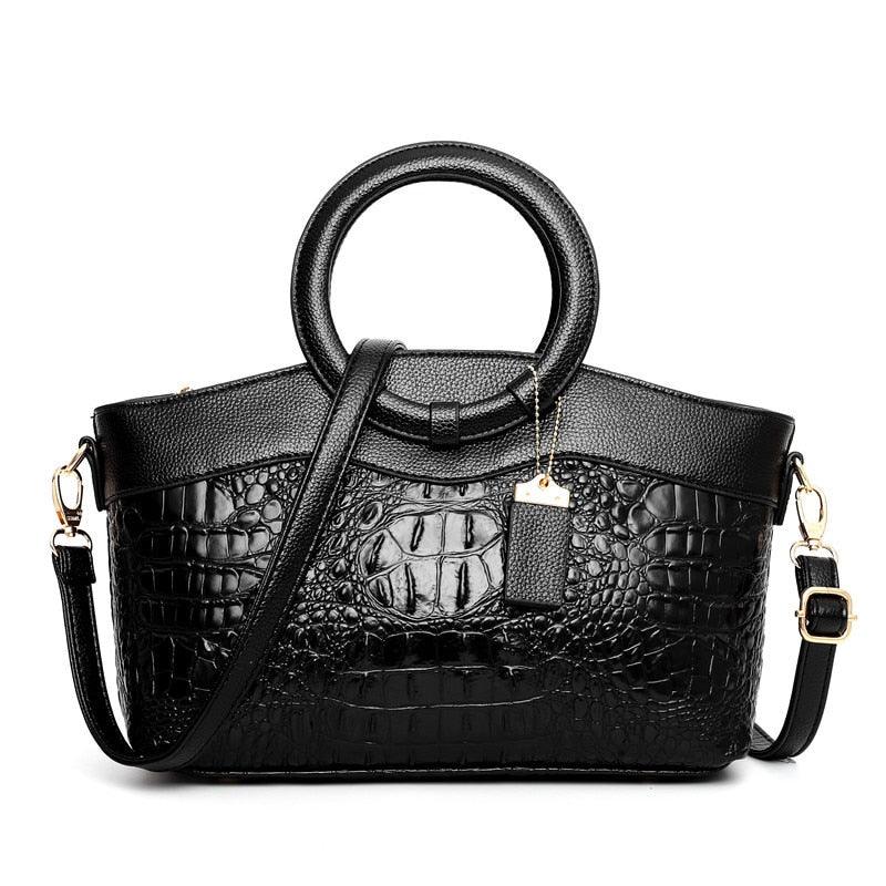 LuxeCroco  - Luxe handtas met krokodillenpatroon | 50% KORTING - Image 12