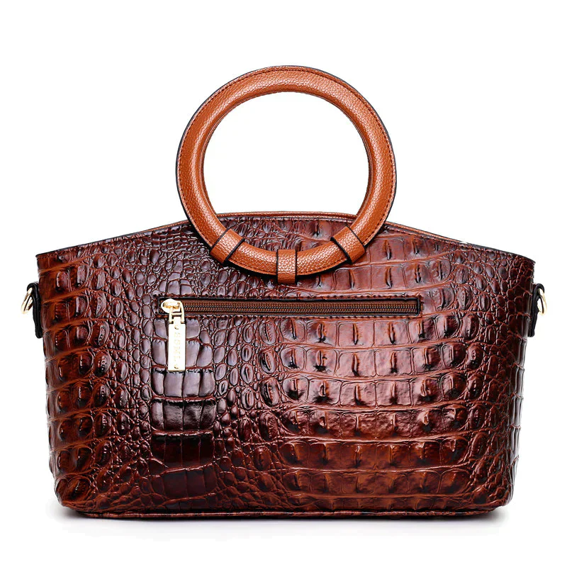 LuxeCroco  - Luxe handtas met krokodillenpatroon | 50% KORTING - Image 2