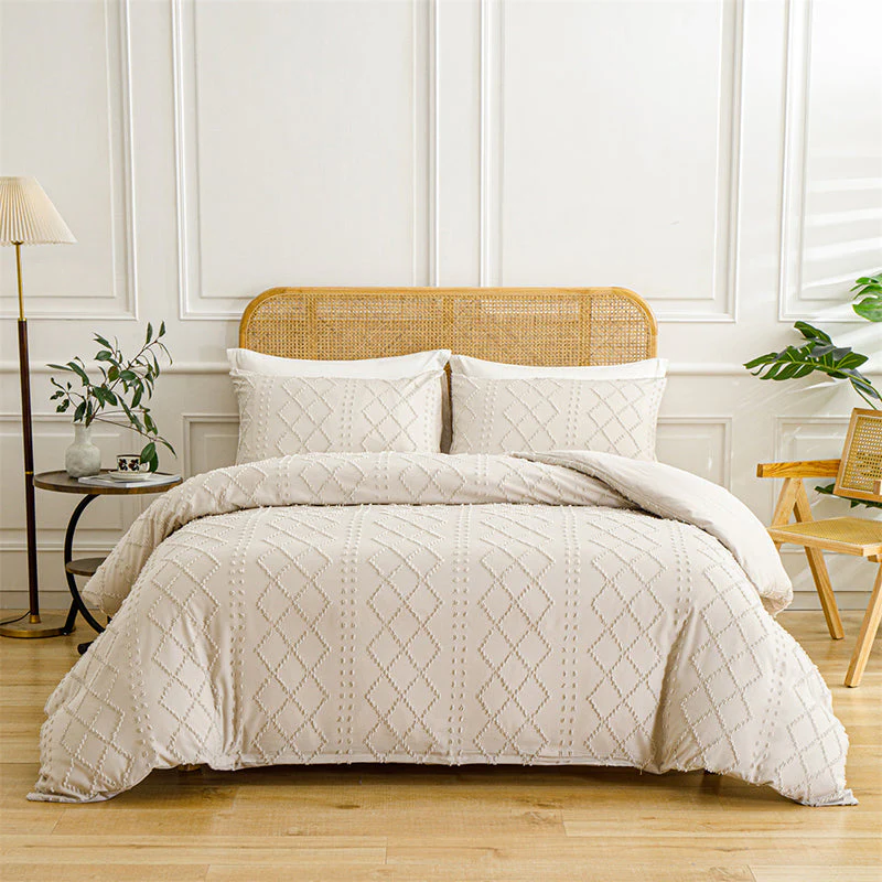 LuxeLoom Cutwork Zacht Pluizend Beddengoed Set — Zachtheid die Verzacht - Image 13
