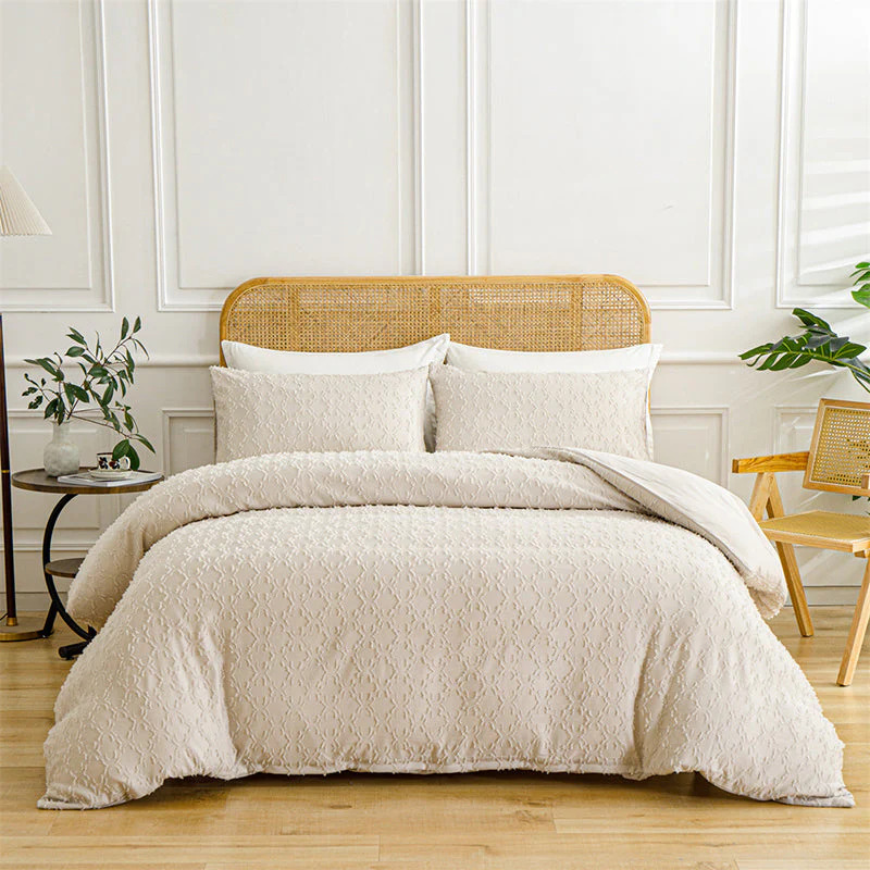 LuxeLoom Cutwork Zacht Pluizend Beddengoed Set — Zachtheid die Verzacht - Image 14