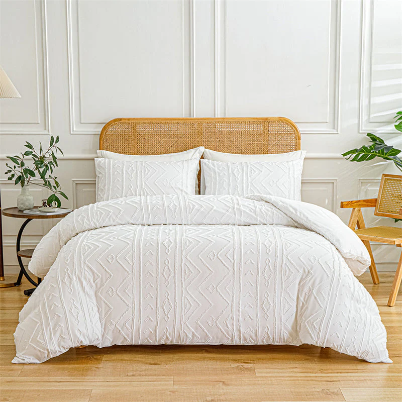 LuxeLoom Cutwork Zacht Pluizend Beddengoed Set — Zachtheid die Verzacht - Image 15
