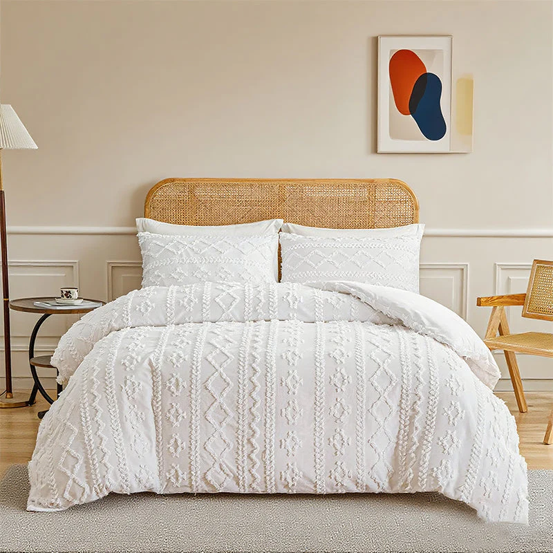 LuxeLoom Cutwork Zacht Pluizend Beddengoed Set — Zachtheid die Verzacht - Image 2