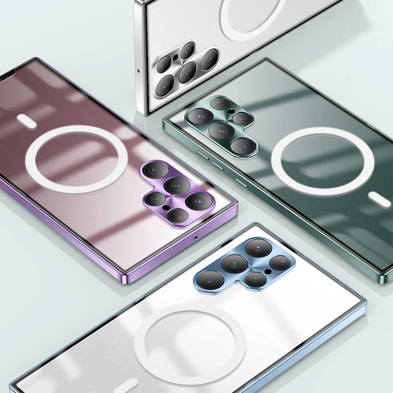 Magnetische Magsafe metalen hoes voor Samsung