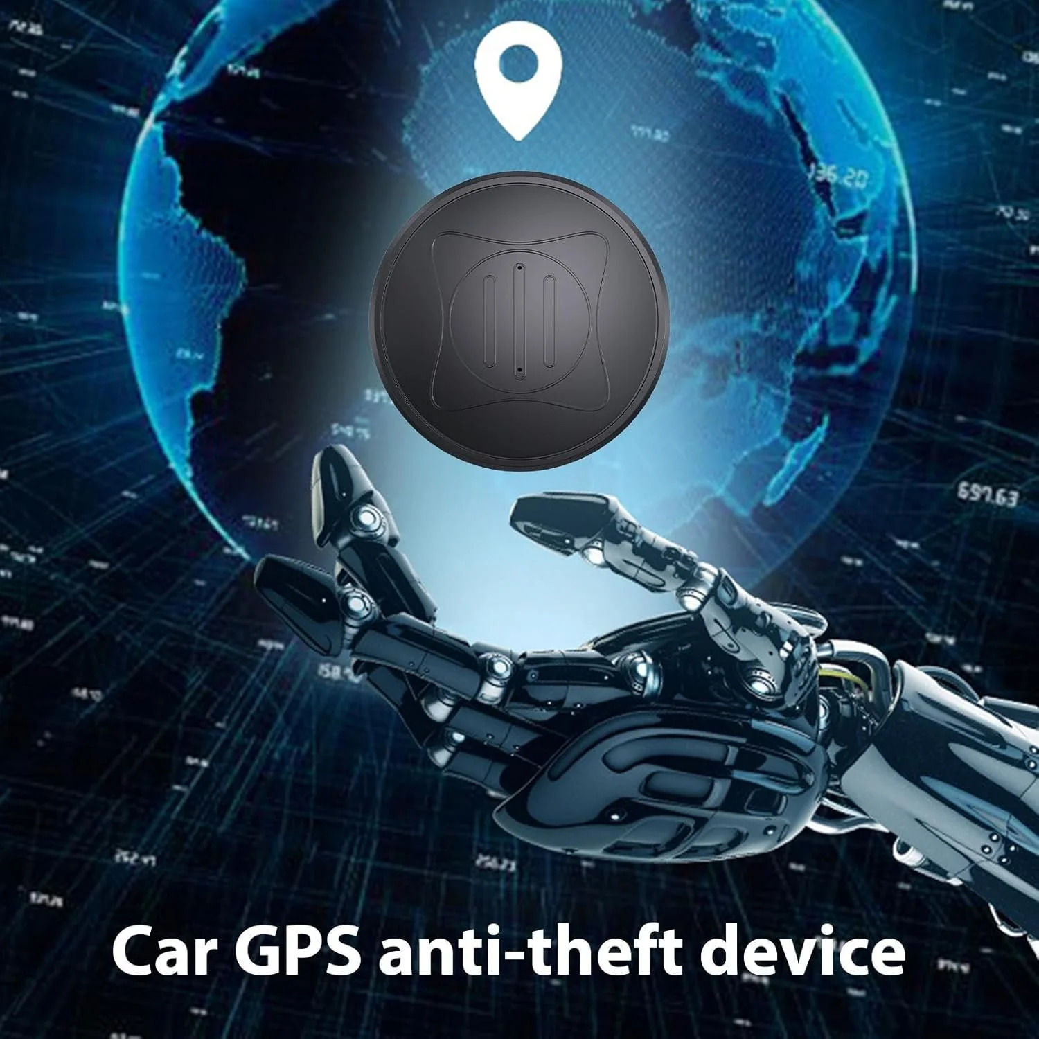 Magnetische mini GPS tracker zender Real-time lokalisatie - Image 3
