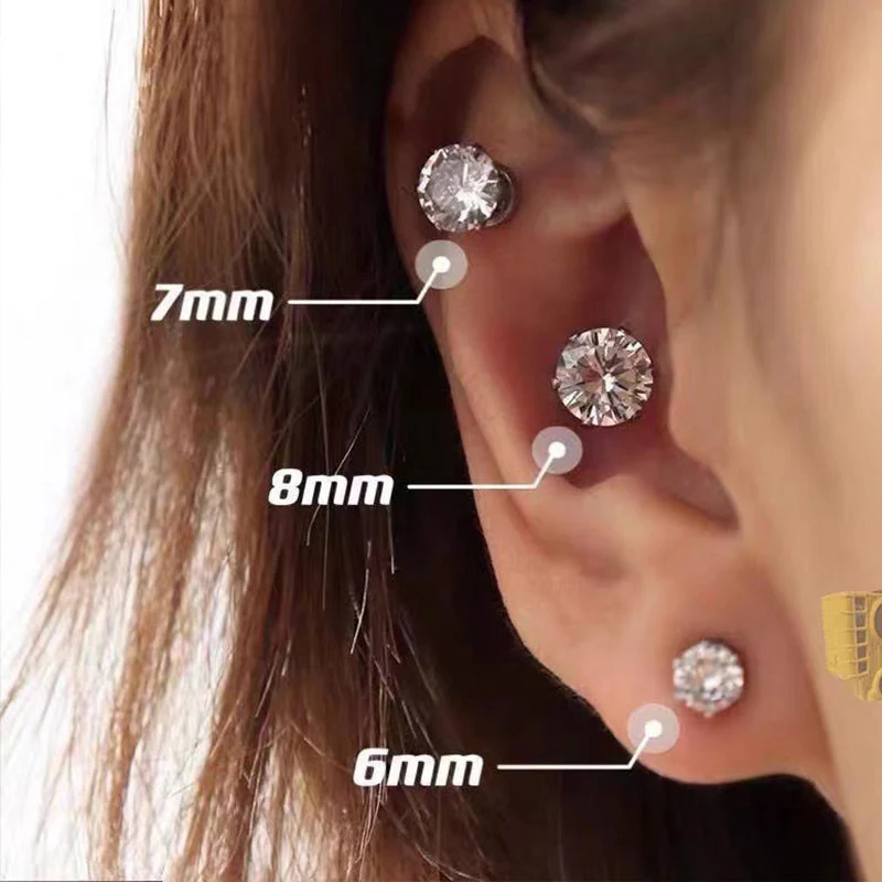 ChicMagnet - Magnetische oorclip met zirkoonknop | 1+1 GRATIS - Image 8
