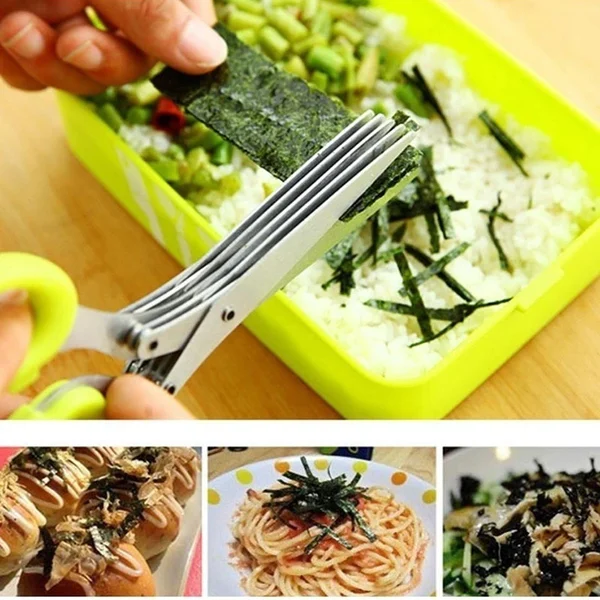 Manova™ 5 messen keukensalade schaar | 50% KORTING - Image 5