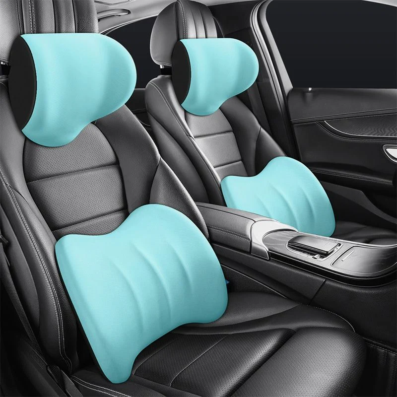 Manova™ Ergonomische hoofdsteun en lumbaalkussen voor autostoelen | 50% KORTING - Image 3