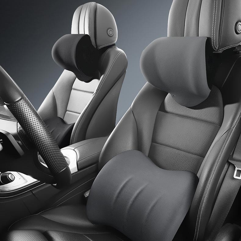 Manova™ Ergonomische hoofdsteun en lumbaalkussen voor autostoelen | 50% KORTING - Image 5