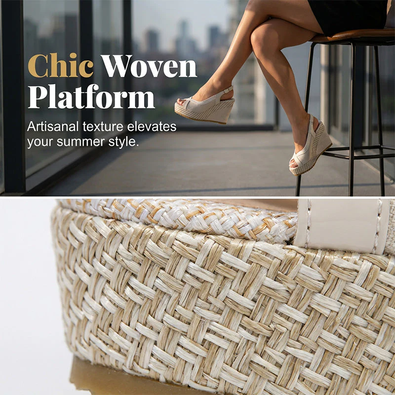 Maya – Dames ademende peeptoe sleehakken met ondersteuning - Image 6