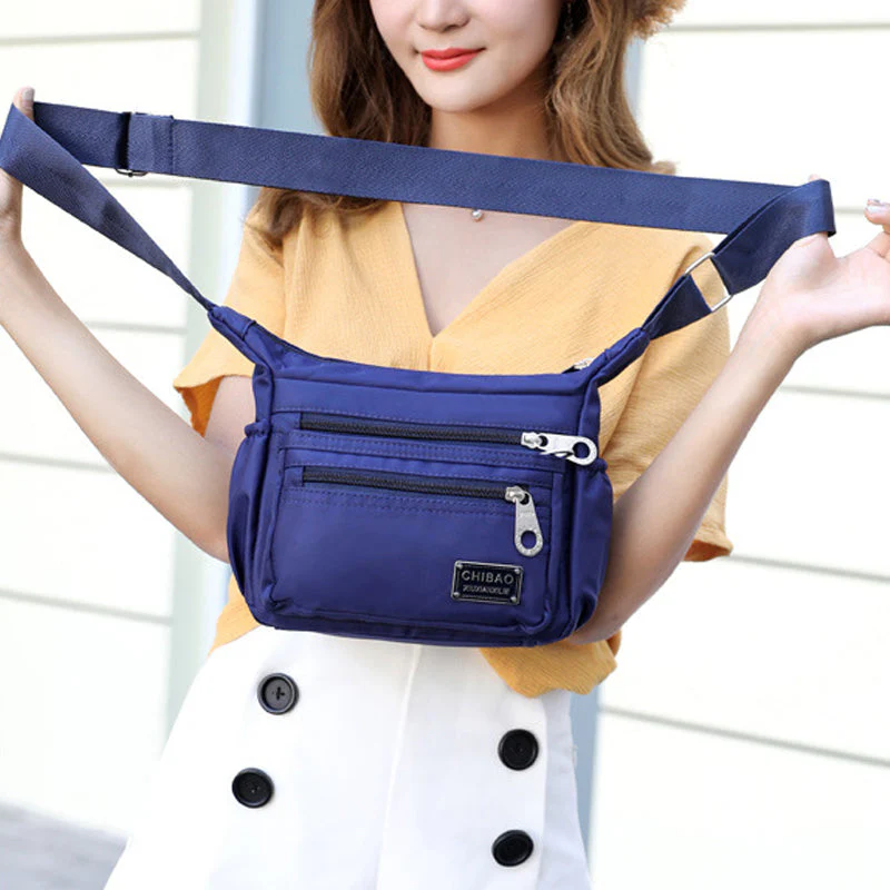 Meerlaagse nylon crossbody tas voor dames - Image 10