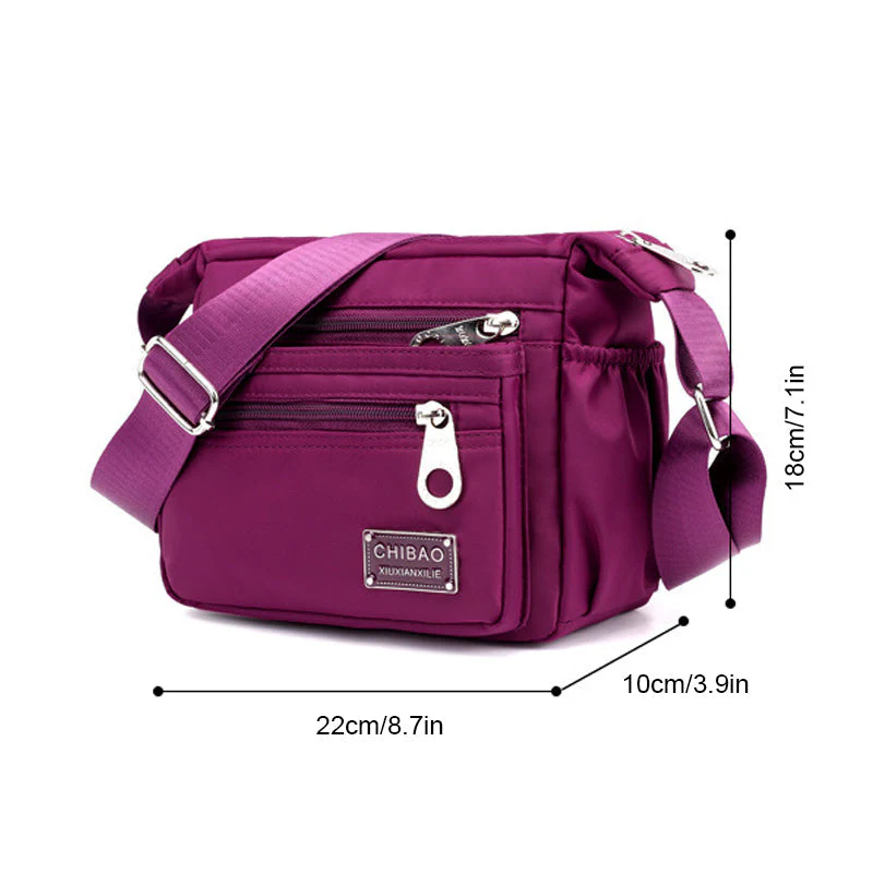 Meerlaagse nylon crossbody tas voor dames - Image 18