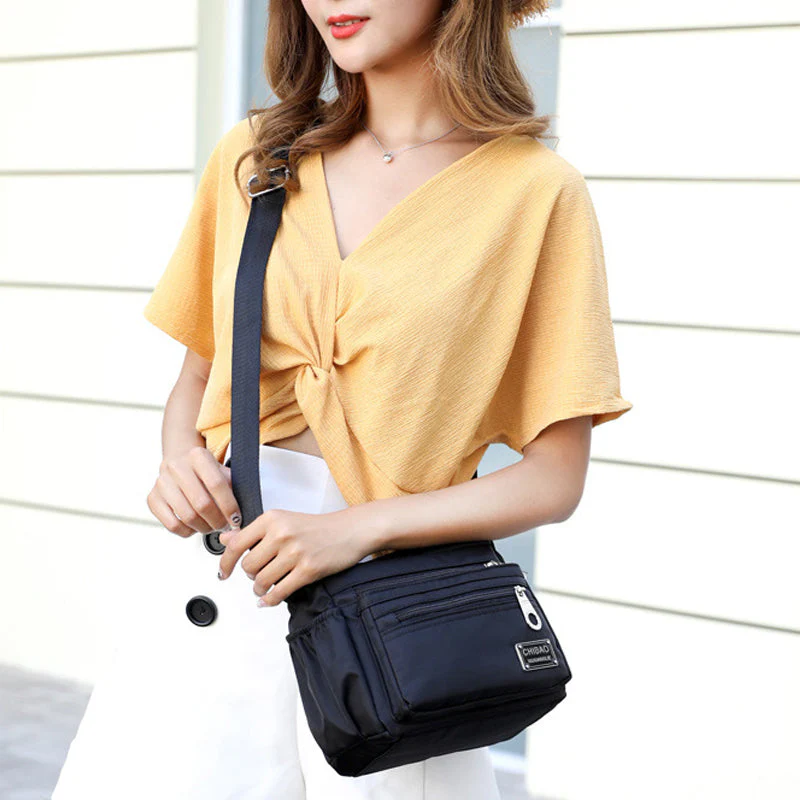 Meerlaagse nylon crossbody tas voor dames - Image 3
