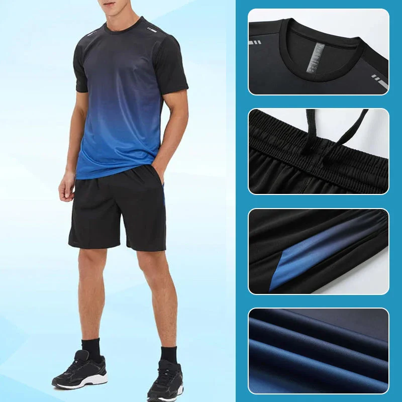 Men's Summer Quick-Drying Sports Suit - Image 3