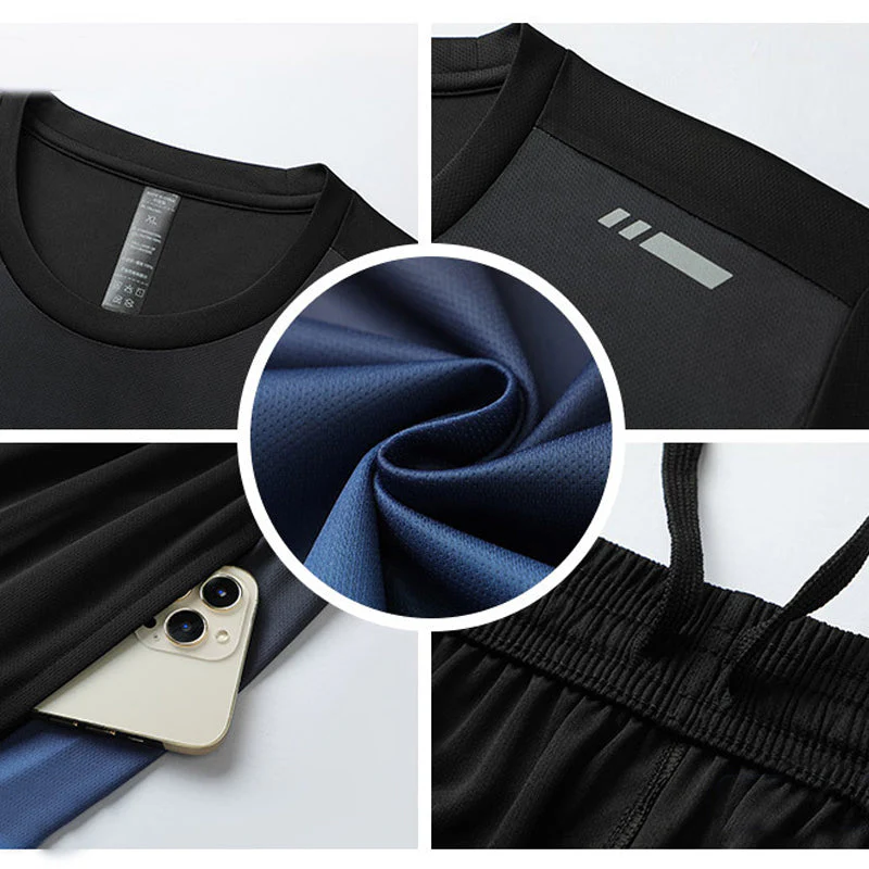 Men's Summer Quick-Drying Sports Suit - Image 7