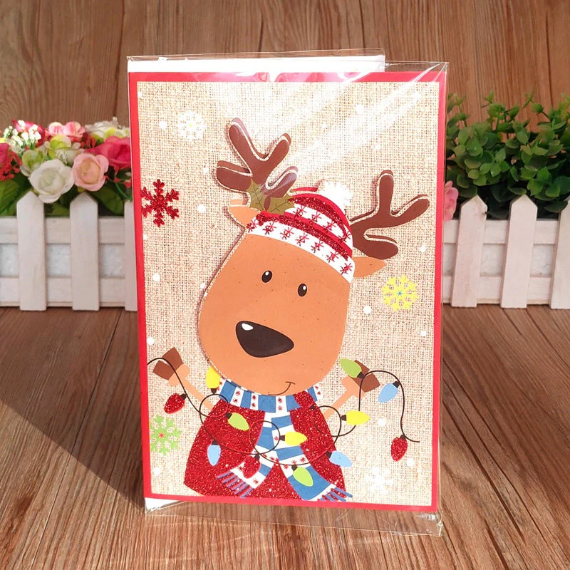 Merry Christmas muziek wenskaart set - Image 8