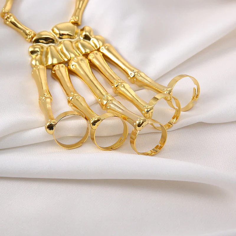 Metalen schedelarmband - Image 6