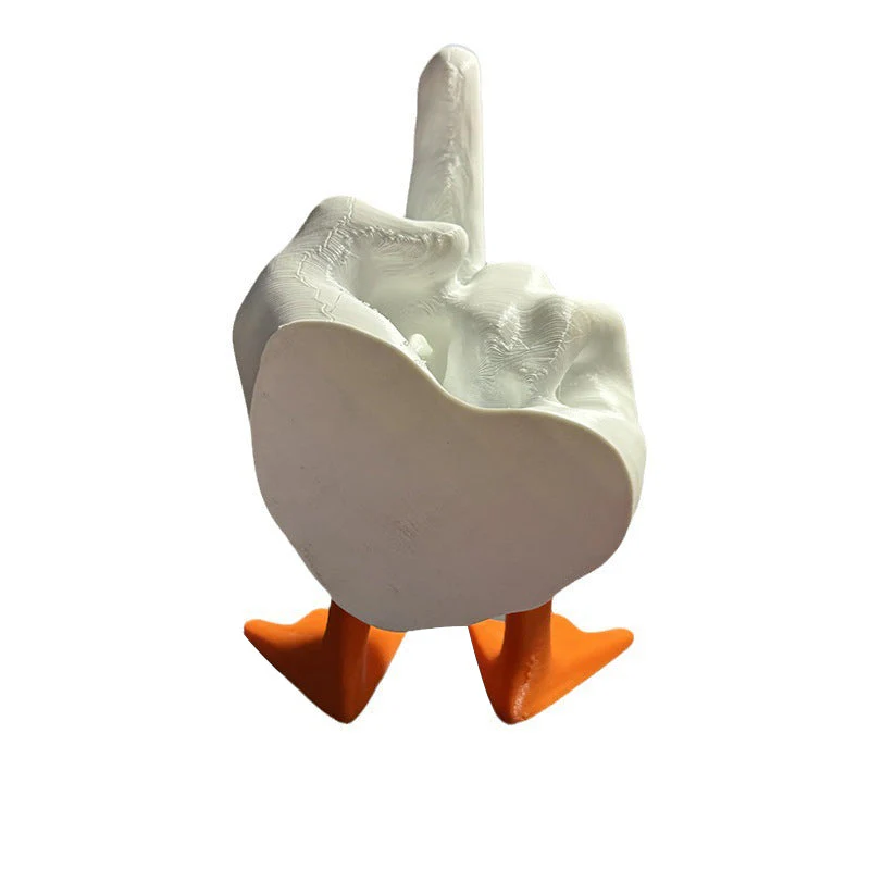 Middelvinger Eend Hars Ornament - Image 11