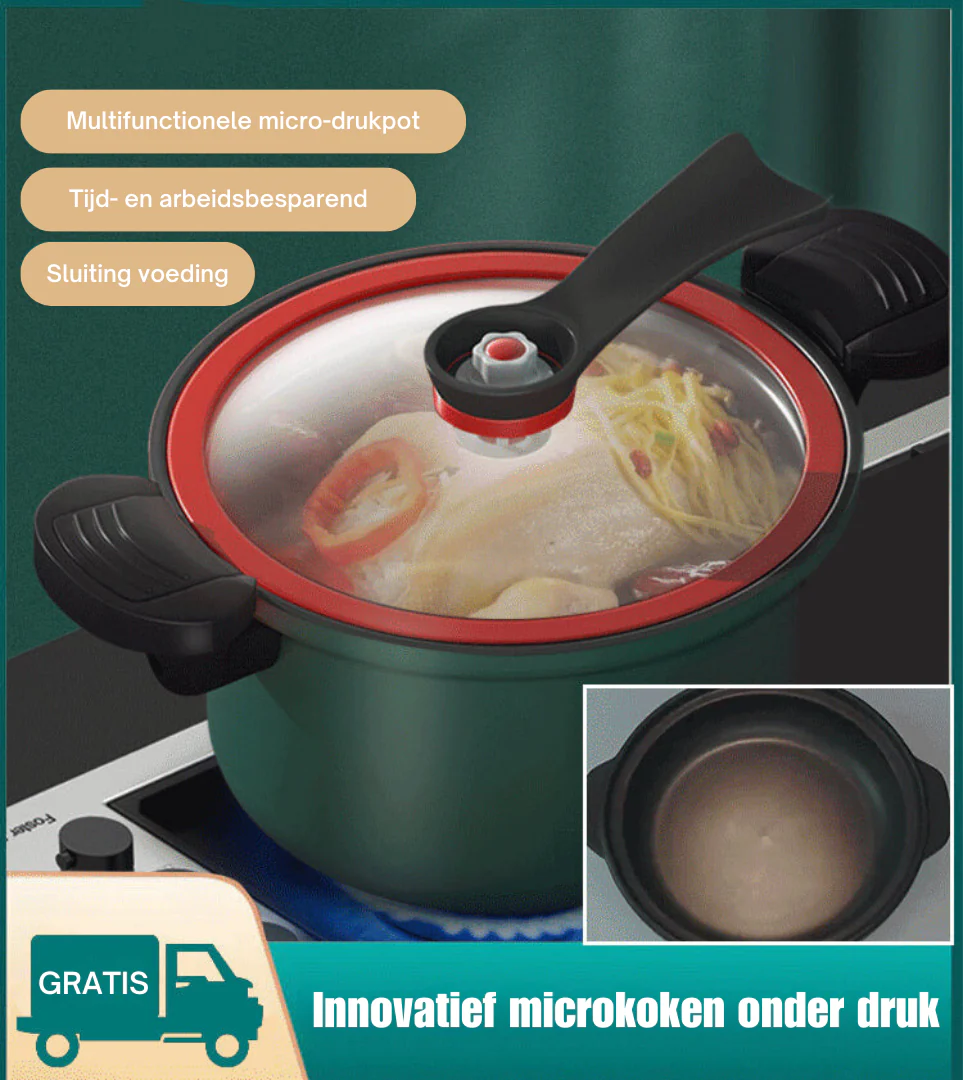 MikroPot - Innovatieve micro-snelkookpan
